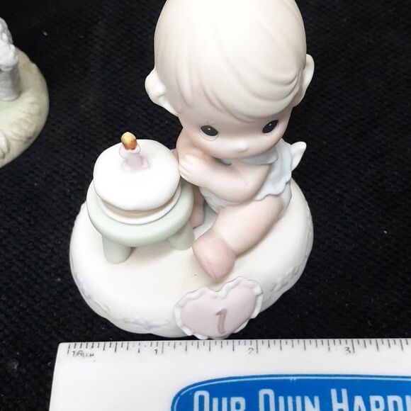 Precious Moments /Homco -First Birthday Boy & boy with sheep - Picture 9 of 9